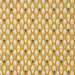 Tissu de coton aux plumes blanches et vertes, fond jaune moutarde - OEKO-TEX® - tissuspapi