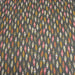 Tissu de coton aux plumes oranges, jaunes et écrus, fond vert kaki - OEKO-TEX® - tissuspapi