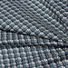 Tissu de coton motif ART DÉCO bleu marine aux éventails blancs - OEKO-TEX® - tissuspapi