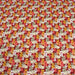 Tissu de coton JUNGLE STORY aux léopards blancs & feuillages, fond rouge carmin - OEKO-TEX® - tissuspapi
