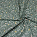 Tissu de coton aux hirondelles & formes géométriques, fond vert de gris - Oeko-Tex - tissuspapi