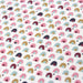 Tissu de coton blanc aux petits arcs en ciel roses et bleus - OEKO-TEX® - tissuspapi