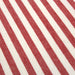 Tissu de coton aux rayures rouges & blanches, Collection ameublement VERCORS - OEKO-TEX® - tissuspapi