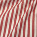 Tissu de coton aux rayures rouges & blanches, Collection ameublement VERCORS - OEKO-TEX® - tissuspapi