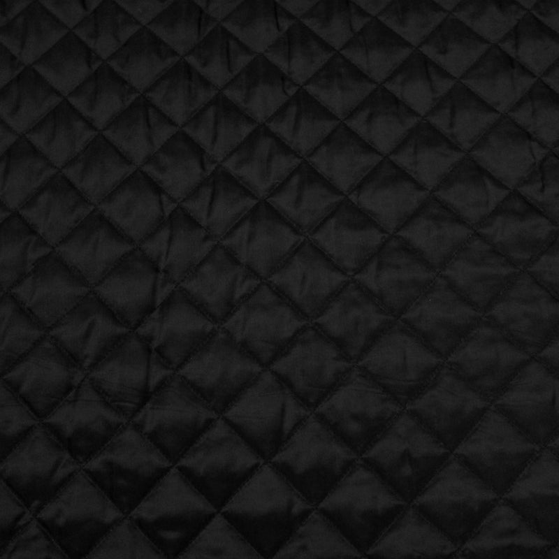 Tissu Doublure matelassée noire, ouatine blanche - TissusPapi.com