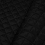 Tissu Doublure matelassée noire, ouatine blanche - TissusPapi.com