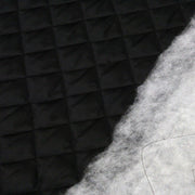 Tissu Doublure matelassée noire, ouatine blanche - TissusPapi.com