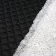Tissu Doublure matelassée noire, ouatine blanche - TissusPapi.com