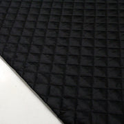 Tissu Doublure matelassée noire, ouatine blanche - TissusPapi.com