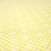 Tissu coton Seersucker VICHY carreaux & fines fleurs blanches : bleu, jaune, rose, violet - TissusPapi.com