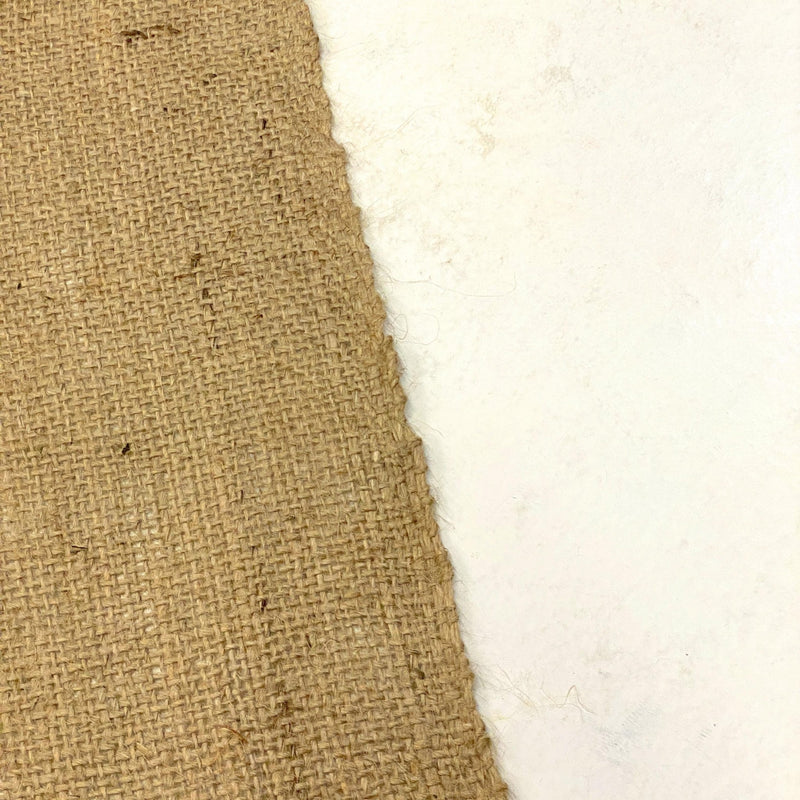 Tissu toile de jute naturel - 100cm de large - TissusPapi.com