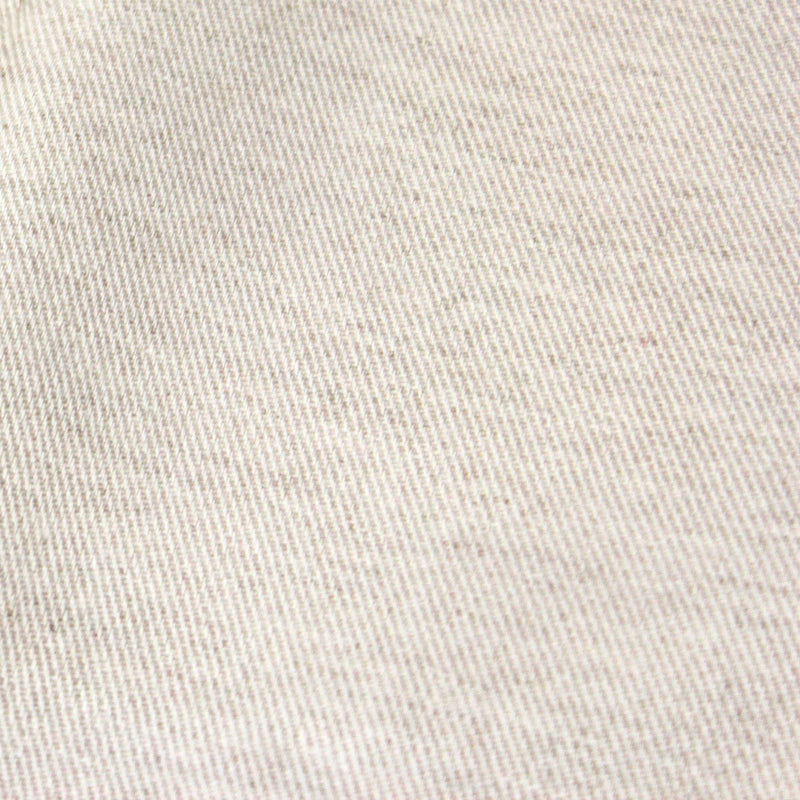 Tissu DENIM toile sergé écru coton et polyester recyclé - TissusPapi.com