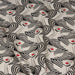 Tissu de coton façon lin la dame au chapeau, élégance et rouge à lèvres - OEKO-TEX® - tissuspapi