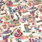 Tissu coton bouquets de fleurs et illustrations du jardin britannique - COLLECTION GARDEN - TissusPapi.com