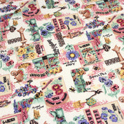 Tissu coton bouquets de fleurs et illustrations du jardin britannique - COLLECTION GARDEN - TissusPapi.com