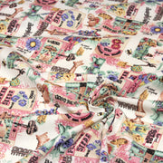 Tissu coton bouquets de fleurs et illustrations du jardin britannique - COLLECTION GARDEN - TissusPapi.com