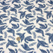 Tissu de coton les colombes de la paix & rameaux d'olivier, gris lin & bleu - OEKO-TEX® - tissuspapi