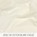 Chèche coton Uni - Blanc cassé - 14.80 Chèche coton Uni - Blanc cassé - 14.80