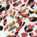 Tissu Microfibre de viscose écru aux tâches léopard ocres, vertes, bleues - OEKO-TEX® - tissuspapi