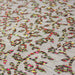 Tissu jacquard gris argenté aux fleurs multicolores - COLLECTION JACQUARD GEORGES - Fabriqué en France - tissuspapi