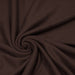 Tissu Polaire marron chocolat uni - tissuspapi