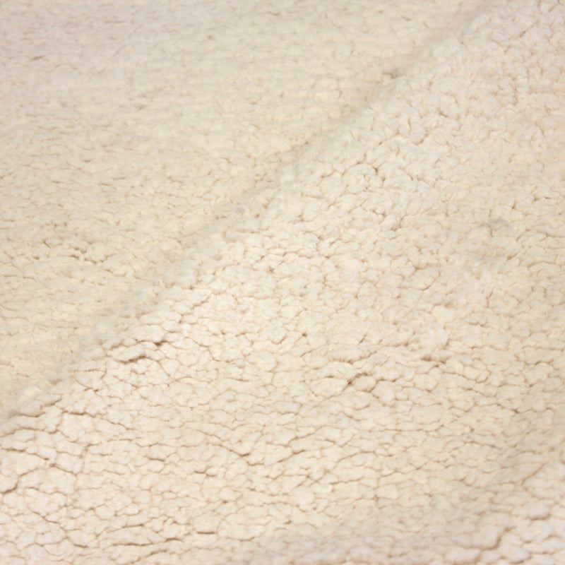 Tissu sherpa mouton : écru uni, vert, gris, camel... - OEKO - TEX - TissusPapi.com