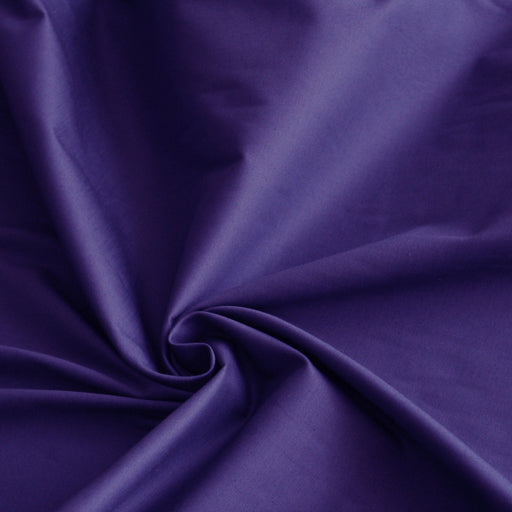 Tissu satin de coton violet uni - tissuspapi