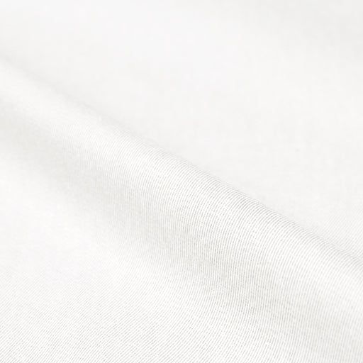 Tissu jean élasthanne blanc uni - OEKO-TEX® - tissuspapi