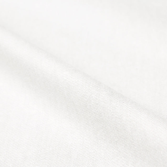 Tissu jean élasthanne blanc uni - OEKO-TEX® - tissuspapi