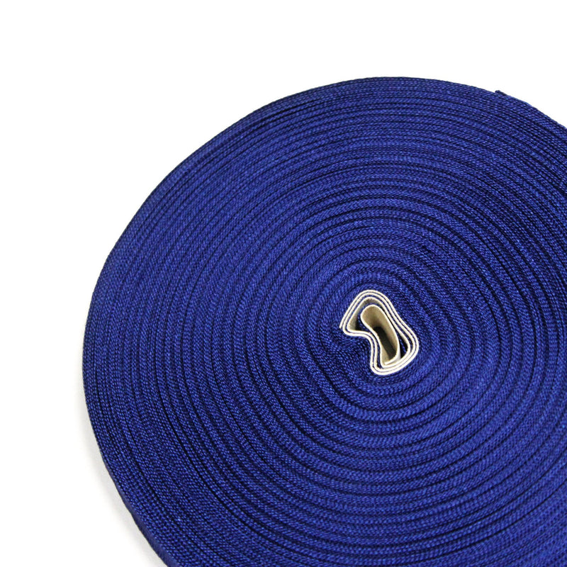 Ruban gros grain bleu roi 10mm - Galette de 50 mètres - Fabrication française - TissusPapi.com