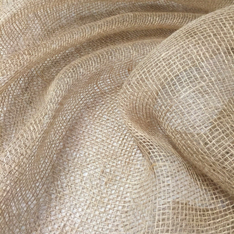 Tissu toile de jute - Grande largeur 190cm - 115gr - m2 - Fabrication française - TissusPapi.com