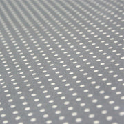 Tissu popeline de coton gris moyen à pois blancs - COLLECTION POLKA DOT - Oeko - Tex - TissusPapi.com