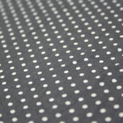 Tissu popeline de coton gris souris à pois blancs - COLLECTION POLKA DOT - Oeko - Tex - TissusPapi.com