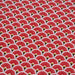 Tissu de coton motif traditionnel japonais aux éventails SENSU rouges - Oeko-Tex