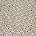 Tissu de coton motif traditionnel japonais aux éventails SENSU beiges - Oeko-Tex